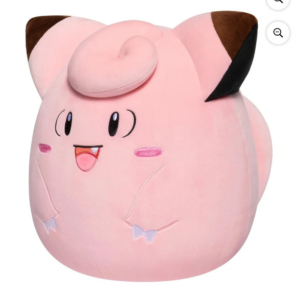 Squishmallow Pokémon 10” Clefairy Plush - Picture 4 of 7